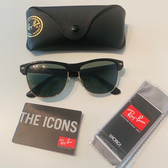 Ray-Ban Other - Ray Ban RB4175 Clubmaster Sunglasses Black Gold